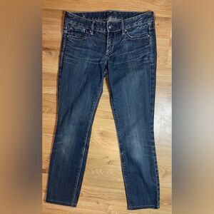Express Blue Straight Leg Jeans Classic Style